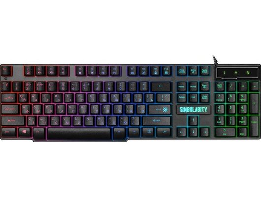 Клавиатура+мышь Defender Singularity MKP-118/52118 мышь+клавиатура+гарнитура+ковер (черный)